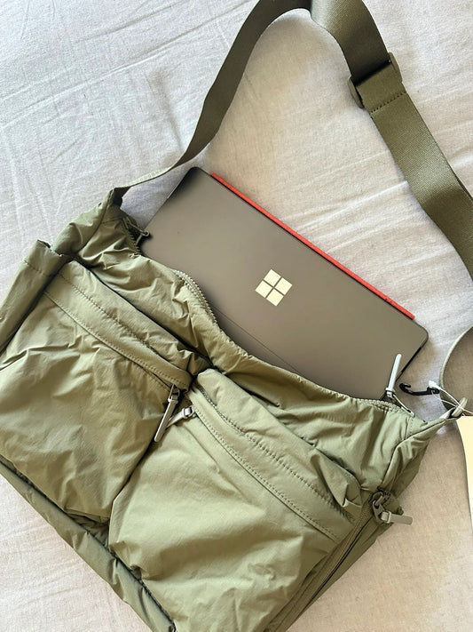 Casual Large Capacity Nylon Crossbody Bag