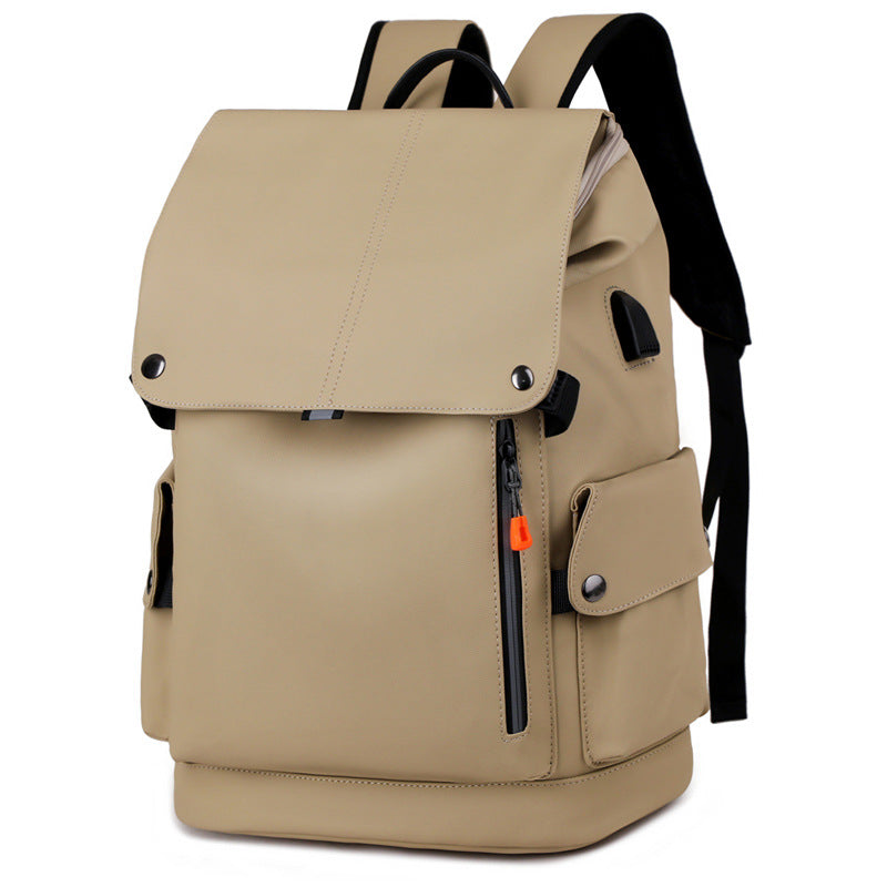 Casual Large Capacity PU Backpack