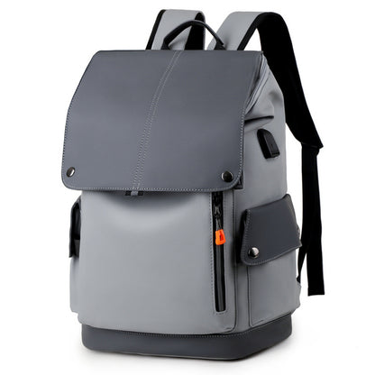 Casual Large Capacity PU Backpack