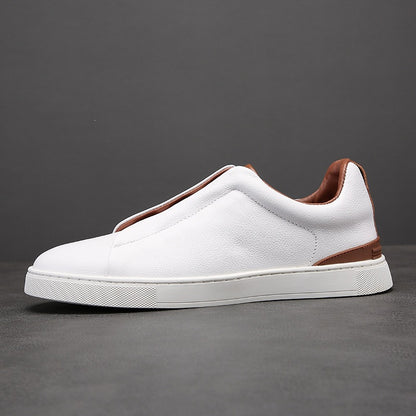 Casual leather loafers