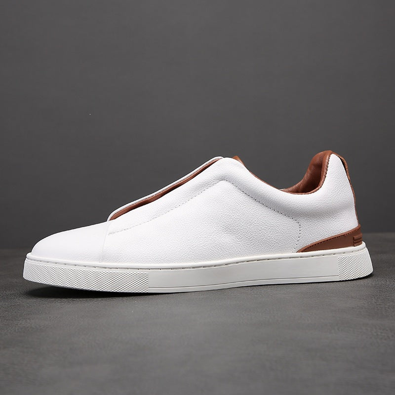 Casual leather loafers