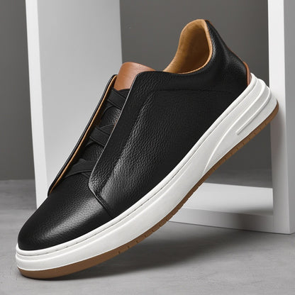 Casual leather loafers