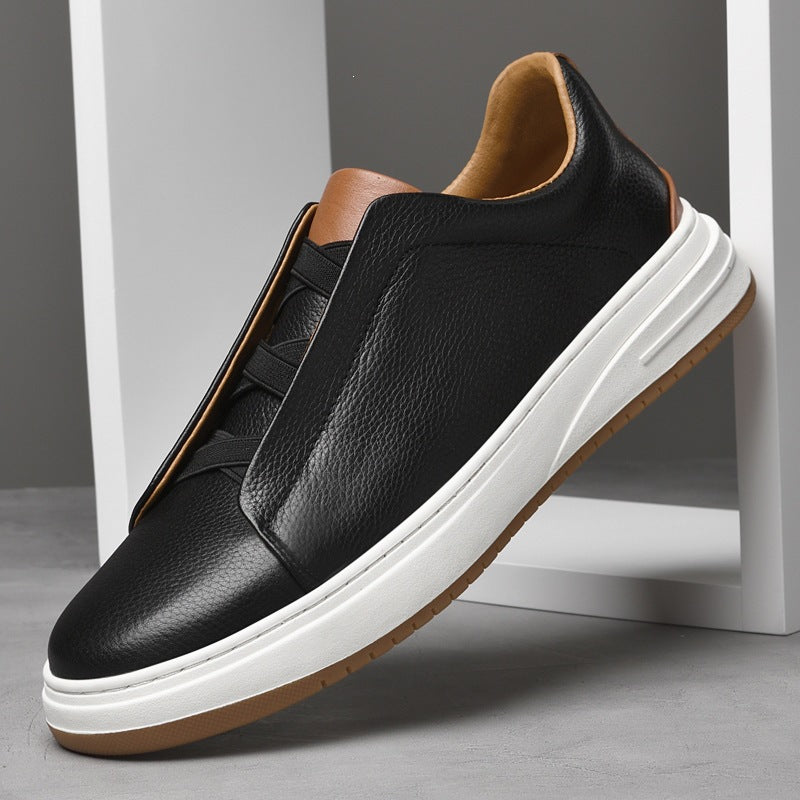 Casual leather loafers