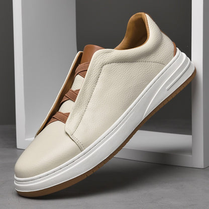 Casual leather loafers