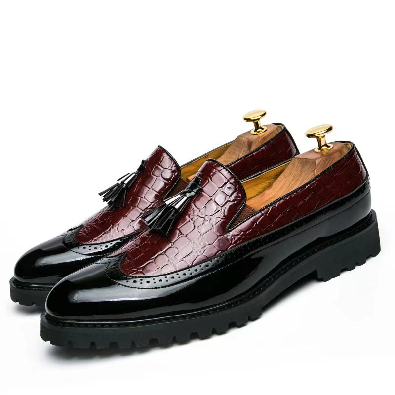Casual leather shoes