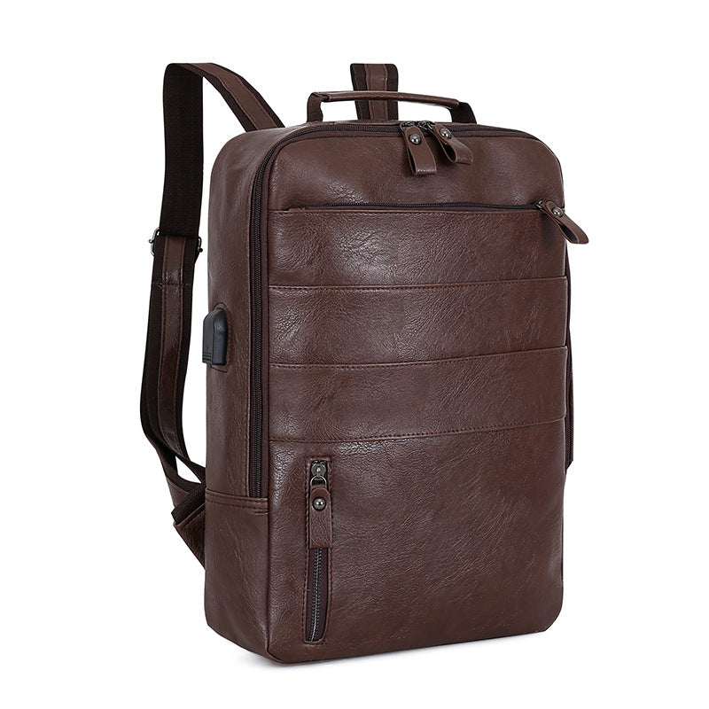 Casual Lightweight PU Backpack