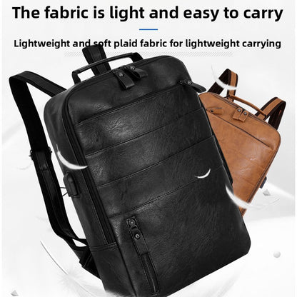 Casual Lightweight PU Backpack