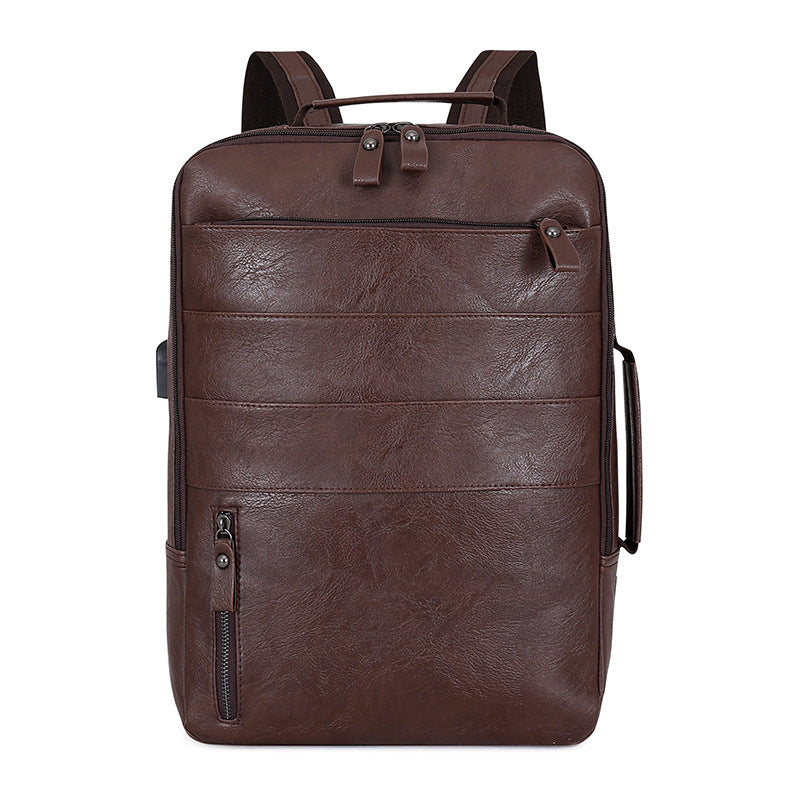 Casual Lightweight PU Backpack