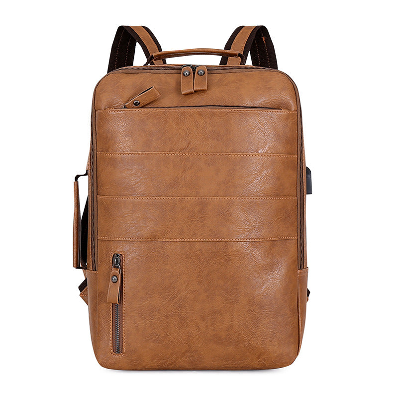 Casual Lightweight PU Backpack