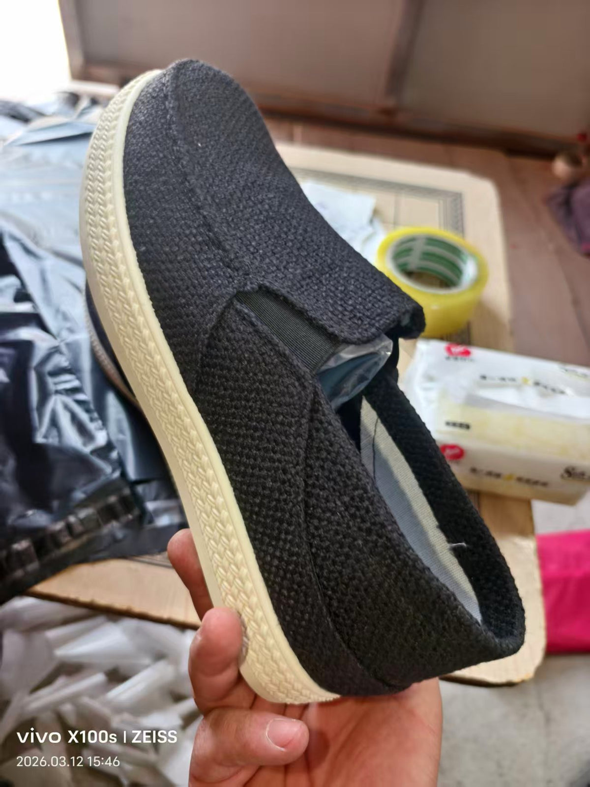 Casual linen shoes for odor prevention