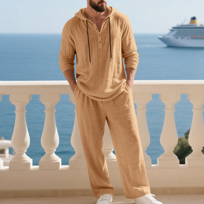 Casual long-sleeve pants set
