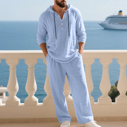 Casual long-sleeve pants set