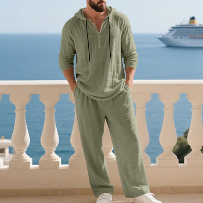 Casual long-sleeve pants set