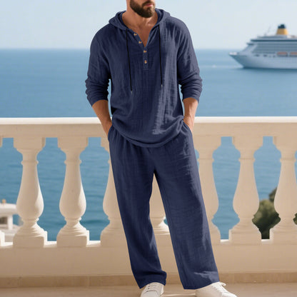 Casual long-sleeve pants set