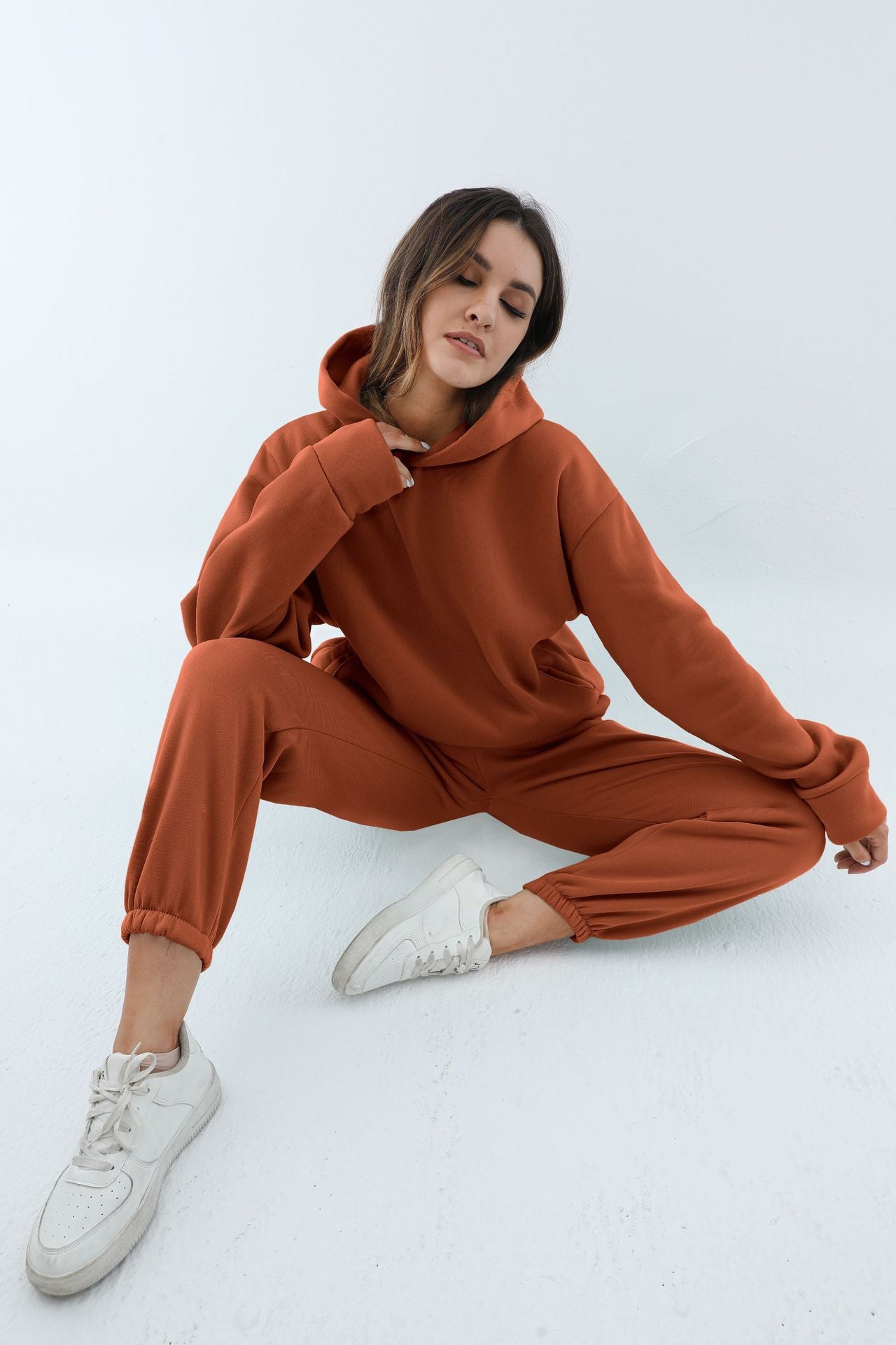Casual Long Sleeve Sweater Pants Set