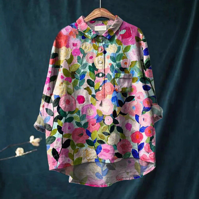 Casual long-sleeved shirt