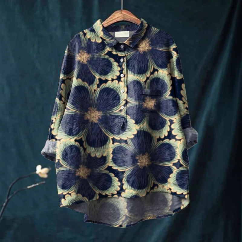 Casual long-sleeved shirt