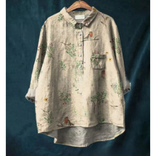 Casual long-sleeved shirt