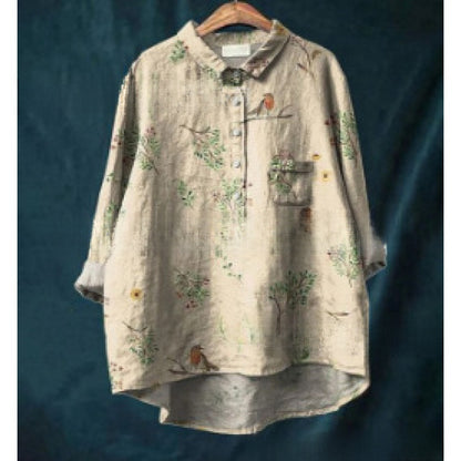 Casual long-sleeved shirt