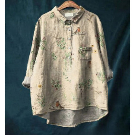 Casual long-sleeved shirt