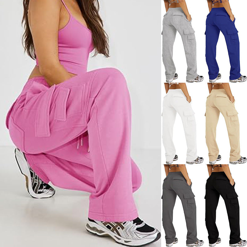 Casual Loose Fit Multi-pocket Cargo Pants