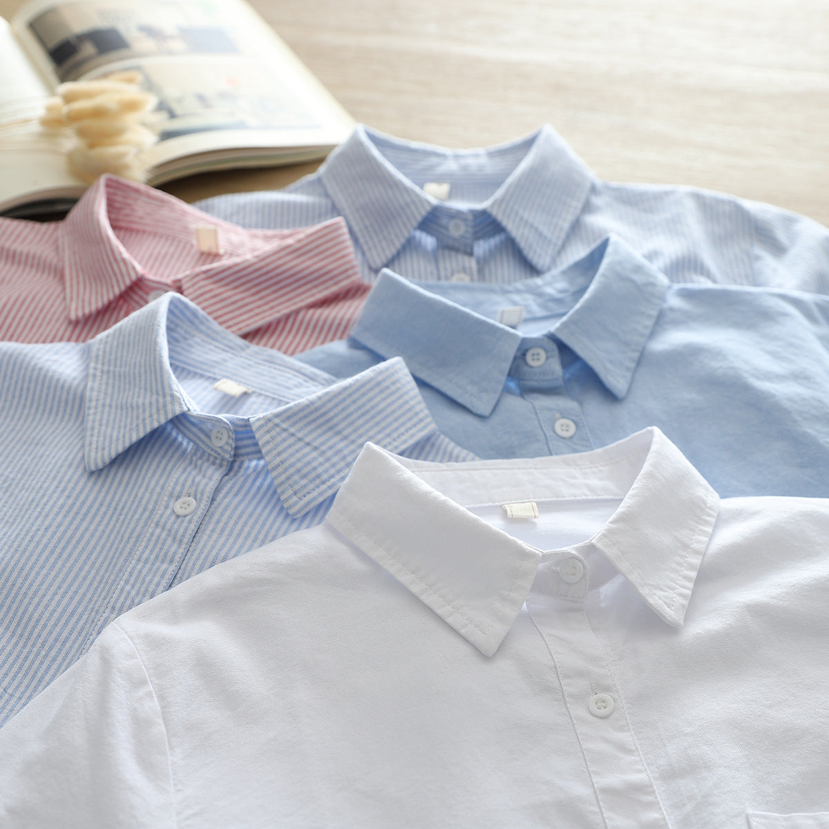 Casual Loose Fit Oxford Shirt
