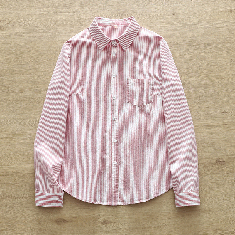 Casual Loose Fit Oxford Shirt