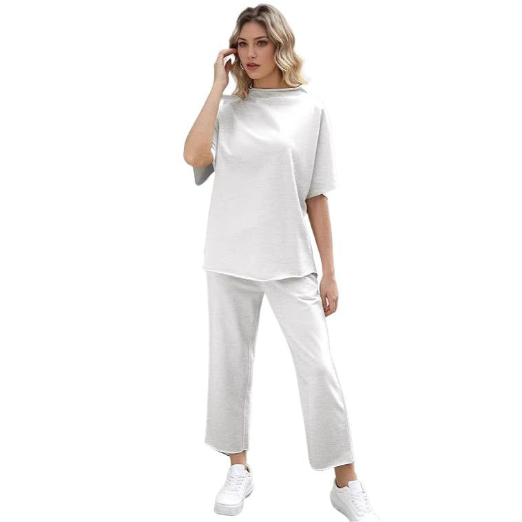 Casual loose pullover suit
