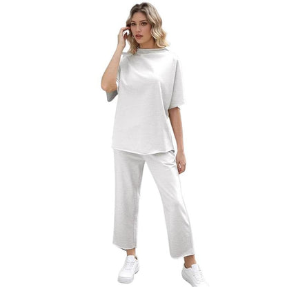 Casual loose pullover suit