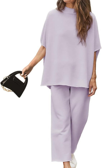 Casual loose pullover suit