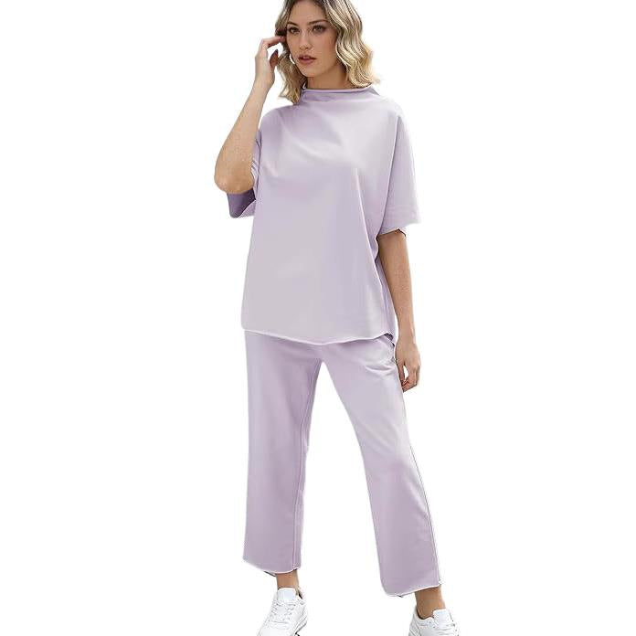 Casual loose pullover suit