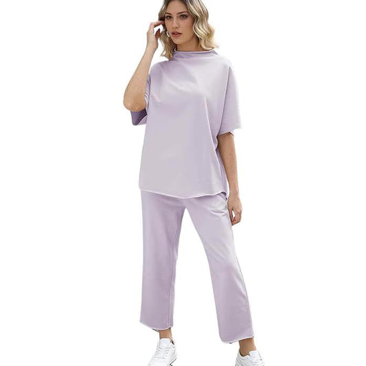 Casual loose pullover suit