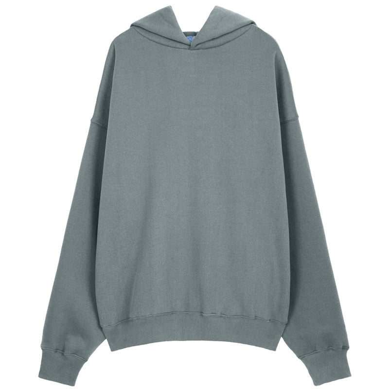 Casual Loose Solid Color Hooded Men's Wear