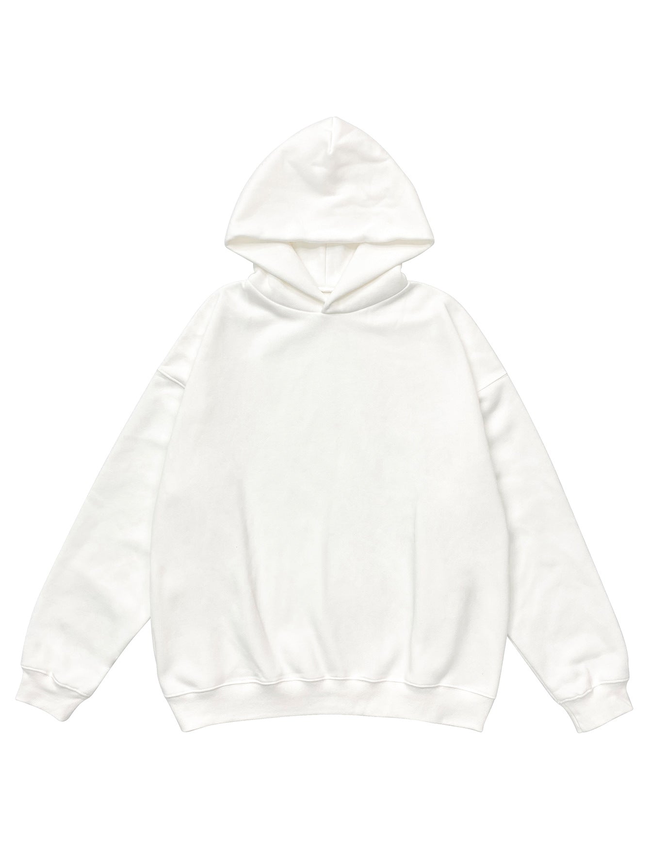 Casual Loose Solid Color Hooded Men's Wear