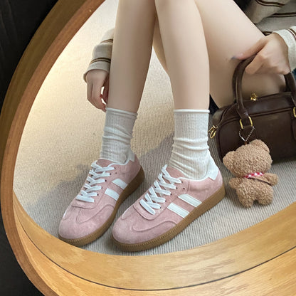 Casual Low Top Laced Sneakers