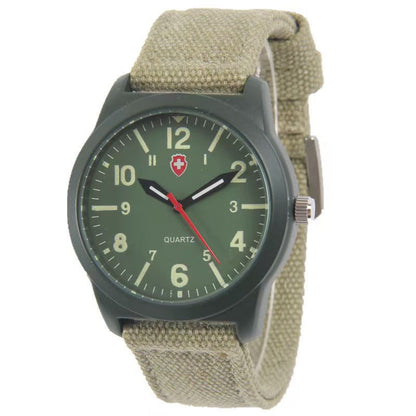 Casual Men's Quartz Watch with Nylon Strap