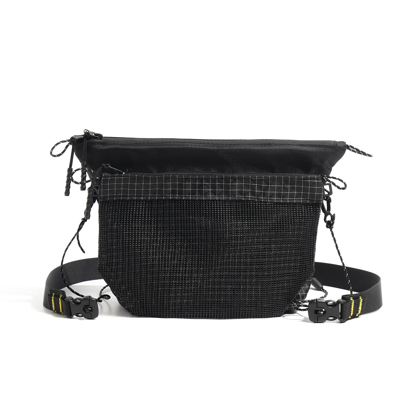 Casual Messenger Bag with Flap Closure