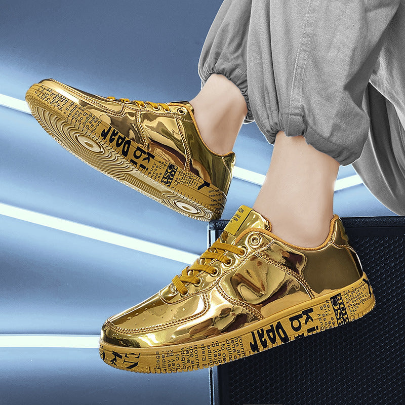 Casual Metallic Board Shoes