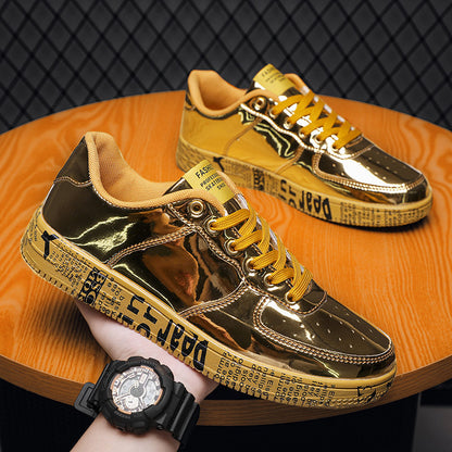 Casual Metallic Board Shoes