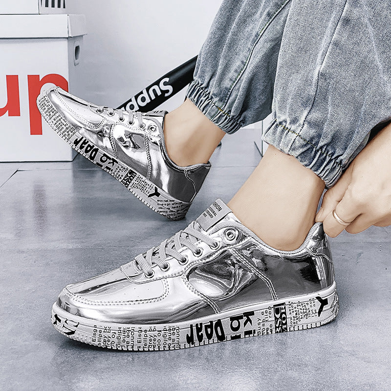 Casual Metallic Board Shoes