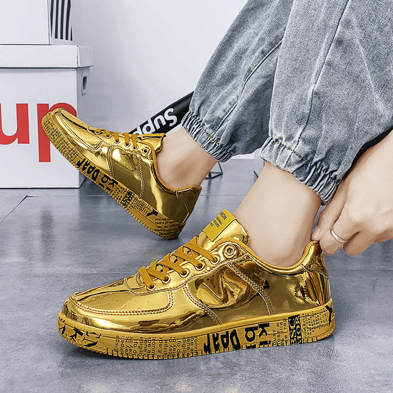 Casual Metallic Board Shoes