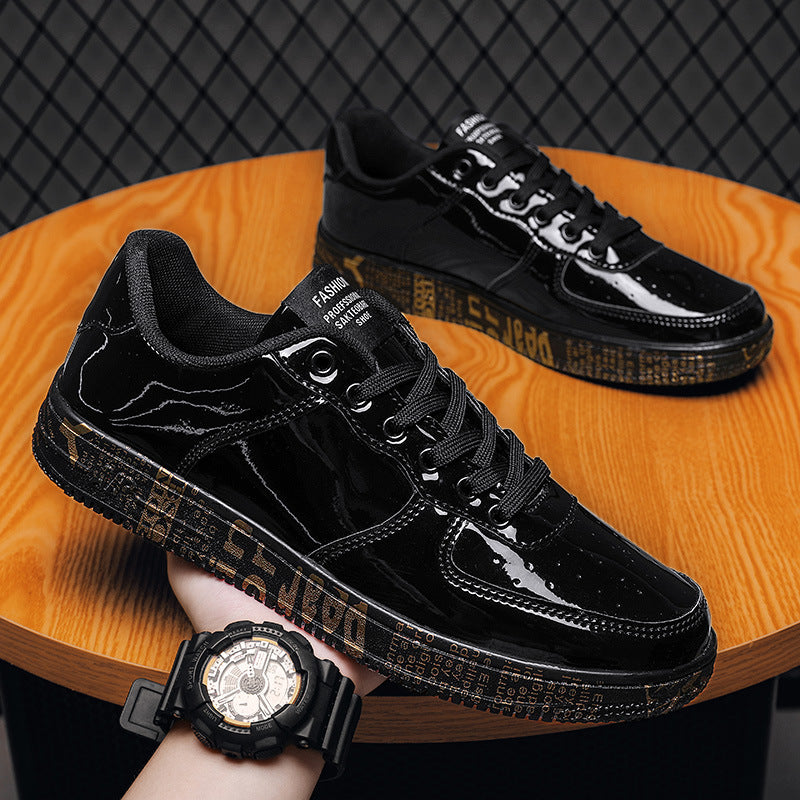 Casual Metallic Board Shoes