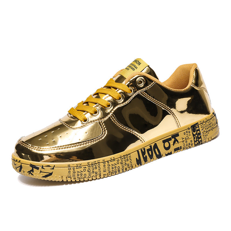 Casual Metallic Board Shoes