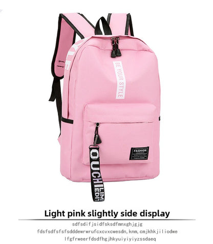 Casual Oxford Cloth School Backpack