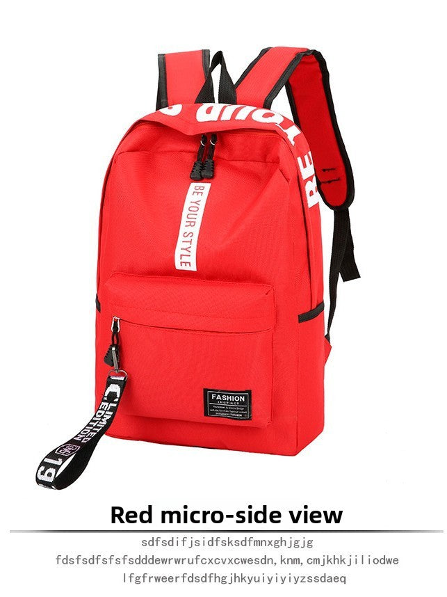 Casual Oxford Cloth School Backpack
