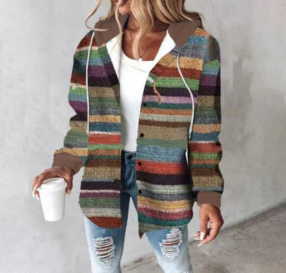 Casual Plaid Jacket for Women
