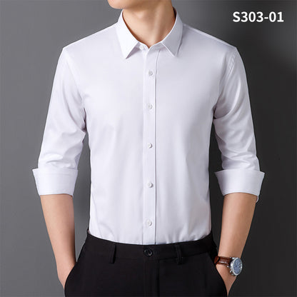 Casual plain-colored shirt