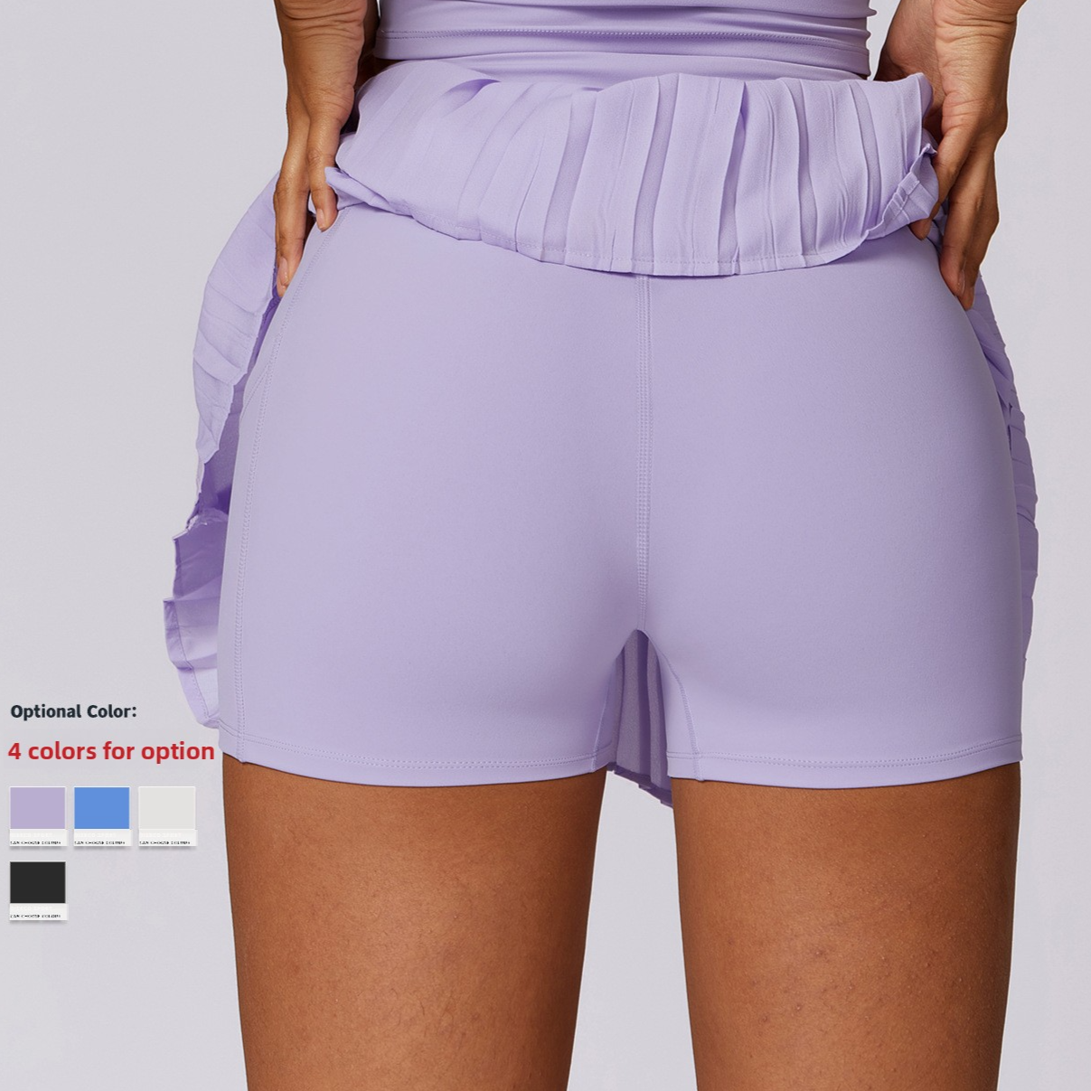Casual Pleated Skirt