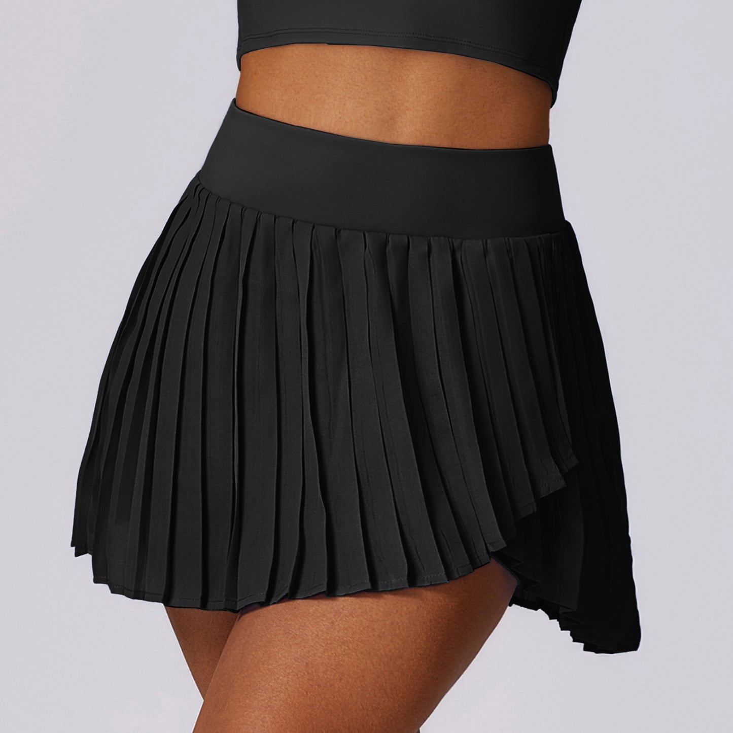 Casual Pleated Skirt