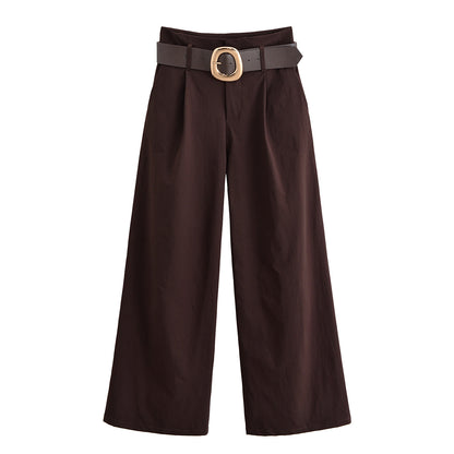 Casual pleated trousers